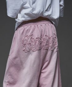 WEGO 【ユニセックス着用ITEM/ウエストゴム】ダメージアップリケショートパンツ