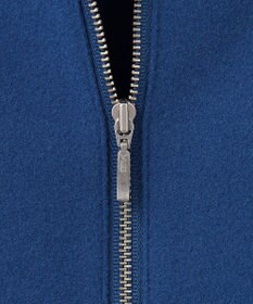 J.PRESS LADIES L ニードルパンチ ハーフジップ カットソー