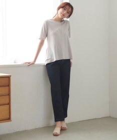 Feroux 【UVケア】バックペプラムチュニック Tシャツ