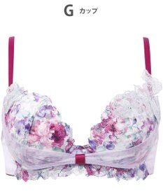 WACOAL ブラジャー 【リボンブラ 胸もとフィットながもち】 きれいな谷間をメイク 動いても谷間をキープ Gカップまで対応 大きいサイズ レディース BXB490 /ワコール
