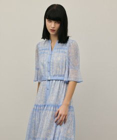 GRACE CONTINENTAL ペイズリーカレイドプリントワンピース