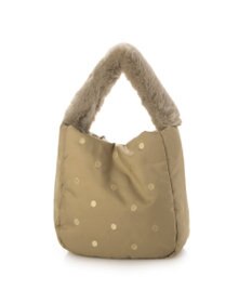 UNBILLION カシュカシュ cachecache / エコファーワンハンドルドット刺繍トート
