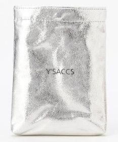 Y'SACCS PVCメタリックショルダーバッグ