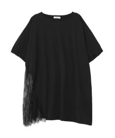 earth music&ecology アシメレースビッグTシャツ
