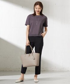 J.PRESS LADIES L 【セットアップ対応・洗える】DRYウーステッド テーパード パンツ