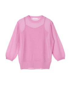 Green Parks ＳＥＴ２点　ラメすかしニット＋キャミソール