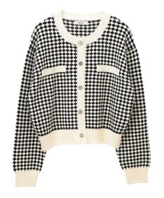 earth music&ecology ジャガードニットプルオーバー