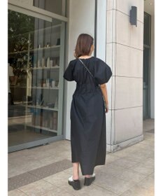 Green Parks ボリューム袖ロングワンピース