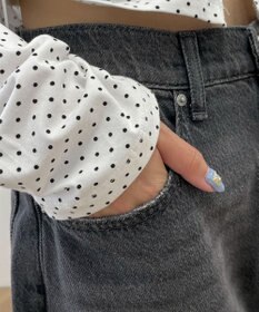 WEGO サマーデニムルーズワイドパンツ