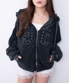 WEGO グラフィックZIPパーカー