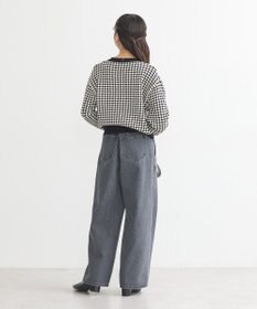 earth music&ecology ジャガードニットプルオーバー