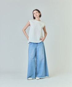 GRACE CONTINENTAL バックロゴ刺繍ノースリーブ