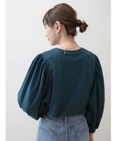 AMERICAN HOLIC ドルマンギャザー７分袖カットプルオーバー