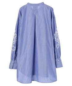 Green Parks 袖刺繍シャツチュニック