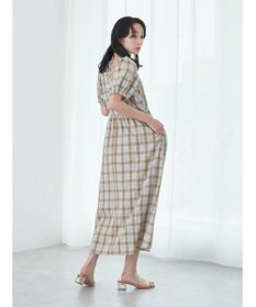 earth music&ecology ホルターネックシャーリングワンピース