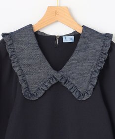 組曲 L 【組曲×setsuko sagittaire】襟付きプルオーバー ニット