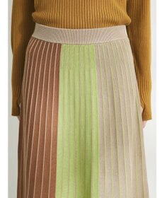 CRAFT STANDARD BOUTIQUE マルチストライプバイカラーニットスカート