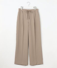 自由区 【洗える】ツイステッドダブルクロスワイドストレート パンツ