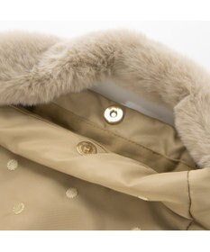 UNBILLION カシュカシュ cachecache / エコファーワンハンドルドット刺繍トート