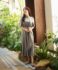 #Newans 〈花乃まりあさんコラボ〉ワイドプリーツワンピース