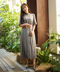 #Newans 〈花乃まりあさんコラボ〉ワイドプリーツワンピース