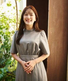 #Newans 〈花乃まりあさんコラボ〉ワイドプリーツワンピース