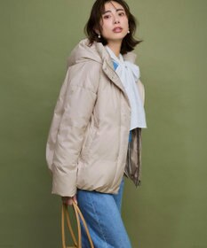 23区 S 【WEB&一部店舗限定】ステッチレス フーデット ダウン