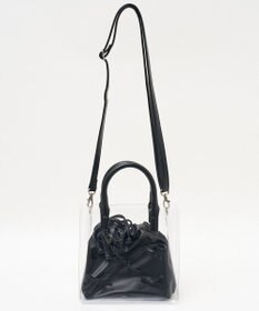 WEGO 巾着付きクリアショルダー