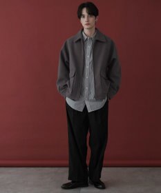 WEGO 【ユニセックス着用ITEM】メルトンショートZIPブルゾン