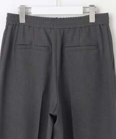 自由区 【洗える】ツイステッドダブルクロスワイドストレート パンツ