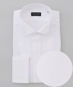 GOTAIRIKU 【WEAR BLACK】ウィングカラー比翼 ダブルカフス ドレスシャツ