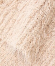 YECCA VECCA ラメシャギーボートネックニット