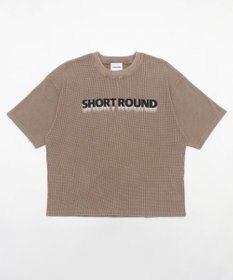 WEGO 【ユニセックス着用ITEM/MLサイズ展開】ブリーチワッフルダメージグラフィックT（SS）