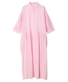 earth music&ecology レーヨンストライプワンピース