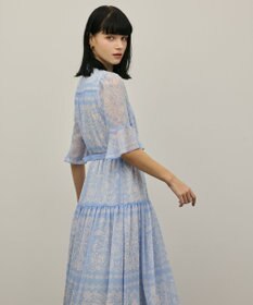 GRACE CONTINENTAL ペイズリーカレイドプリントワンピース
