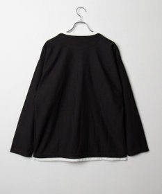 WEGO フェイクレイヤードキーネックT（LS）