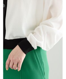 Te chichi 14G綿ポリVネックカーディガン