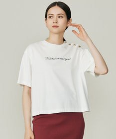 自由区 【カタログ掲載】ループバック Tシャツ オフホワイト