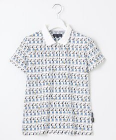 23区GOLF 【PEANUTS】【WOMEN】スヌーピーコラボ 総柄ポロシャツ