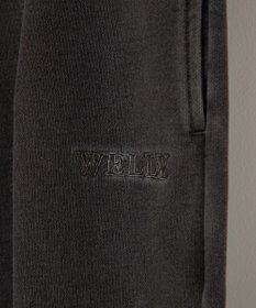 WEGO ピグメントロゴスウェットパンツ