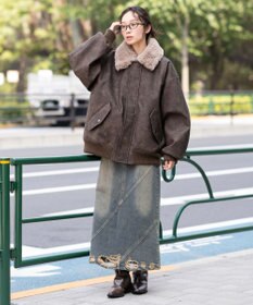 WEGO 【ユニセックス着用ITEM/MLサイズ展開】PU2WAYフライトブルゾン