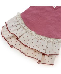 PET PARADISE ペットパラダイス ペティヒート プレミアム  ワンピース 《花ボタン柄》 小型犬