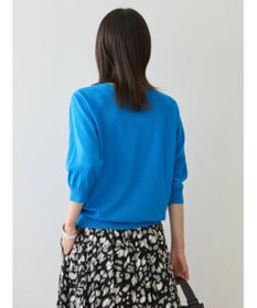 AMERICAN HOLIC ＵＶカットラグラン５分袖ニットプルオーバー