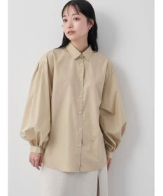 earth music&ecology 袖タックブラウス