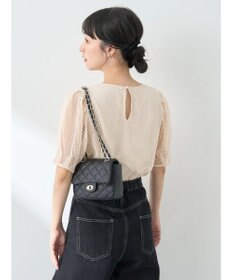 earth music&ecology 袖シアーレースプルオーバー