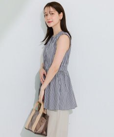 Green Parks ウエストシャーリングブラウス