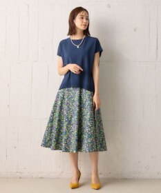 組曲 L 【WEB限定】Tシャツライク サマーニット