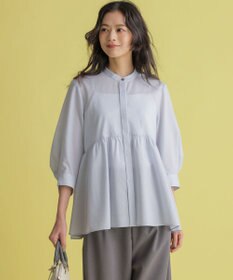 組曲 ニューリヨセルシャーティングペプラム ブラウス