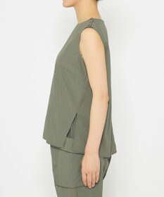 uncrave 【撥水・洗濯機洗い可】ライトプルーフナイロン ブラウス（uncrave WHITE）