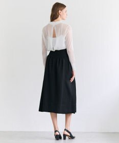 BEIGE， PYRRHOT / シアーコンビ バックスリットプルオーバー